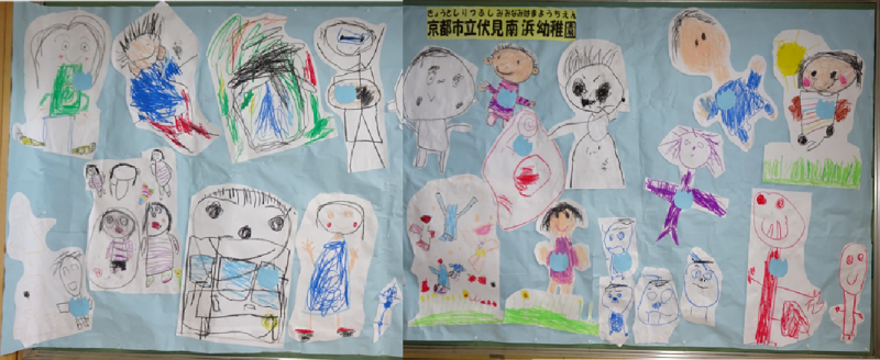 伏見南浜幼稚園のみなさんによる作品