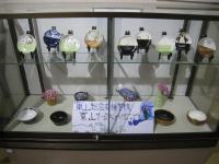 ガラスケース展示の様子