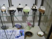 ガラスケース展示の様子