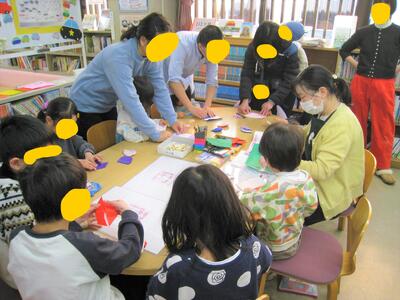 おりがみ教室の様子