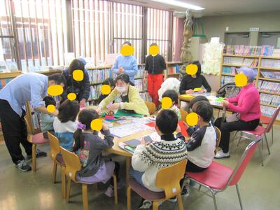 おりがみ教室の様子