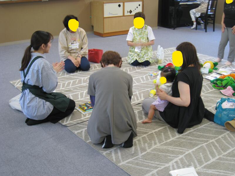 子育てひろば つきのわ もみじっ子の様子