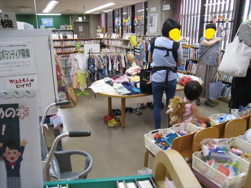 ベビー・キッズ用品交換会の様子