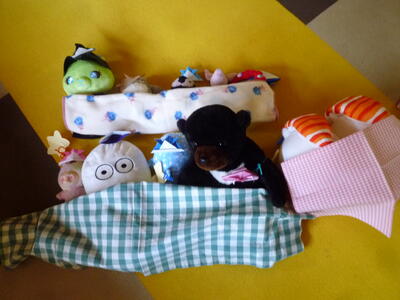 ぬいぐるみおとまり会　おとまり会の様子1