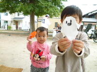 西寺公園秋祭りの様子（高校生との様子４）