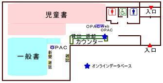 向島図書館_フロアマップ